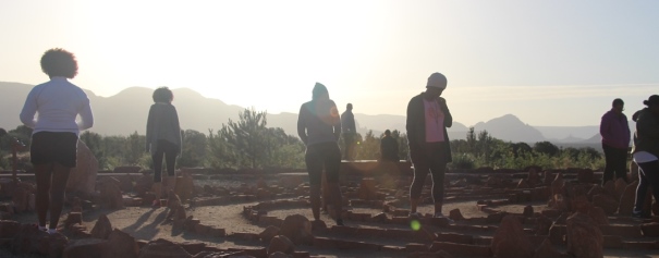 Walking the Labyrinth at Sunrise